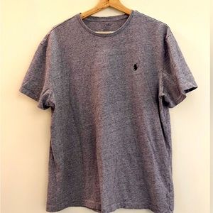 🏇 Ralph Lauren Polo T-Shirt with Polo logo. Gray. Size Medium